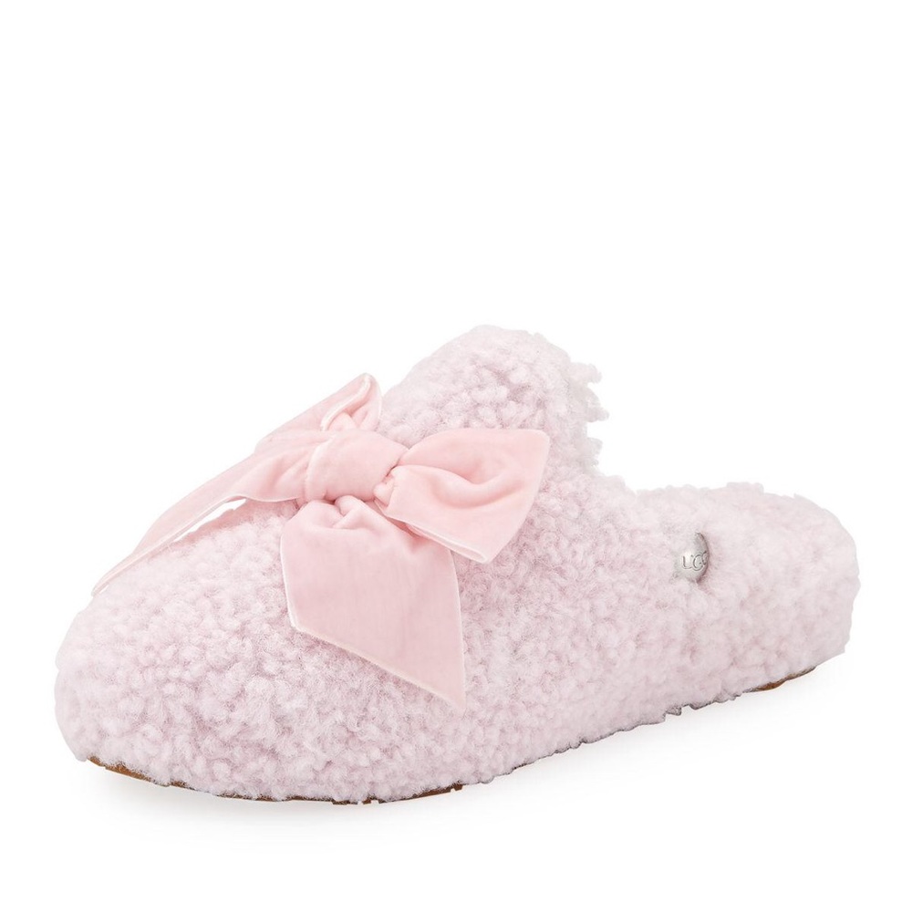 UGG BRAND NEW pink with bow slippers!!!